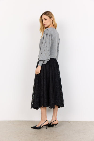 Soyaconcept Dollie Diamond Bead Embellished Jumper