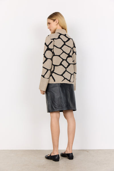 Soyaconcept Ancona 2 Patterned Rollneck Jumper