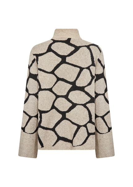 Soyaconcept Ancona 2 Patterned Rollneck Jumper