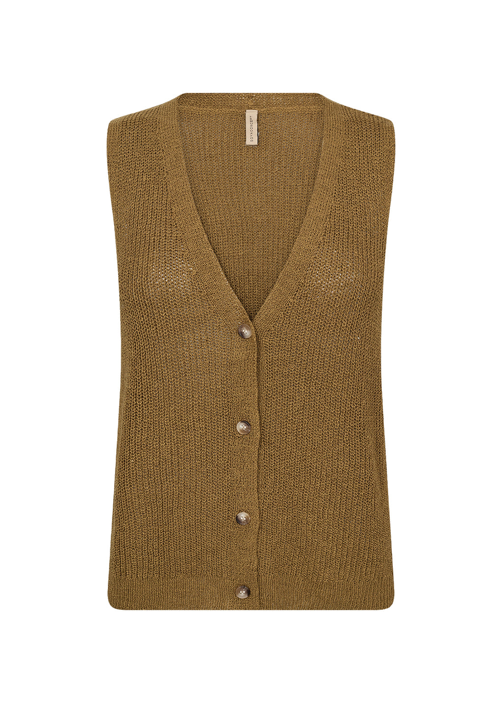 Soyaconcept Felizia Knitted Button Through Vest
