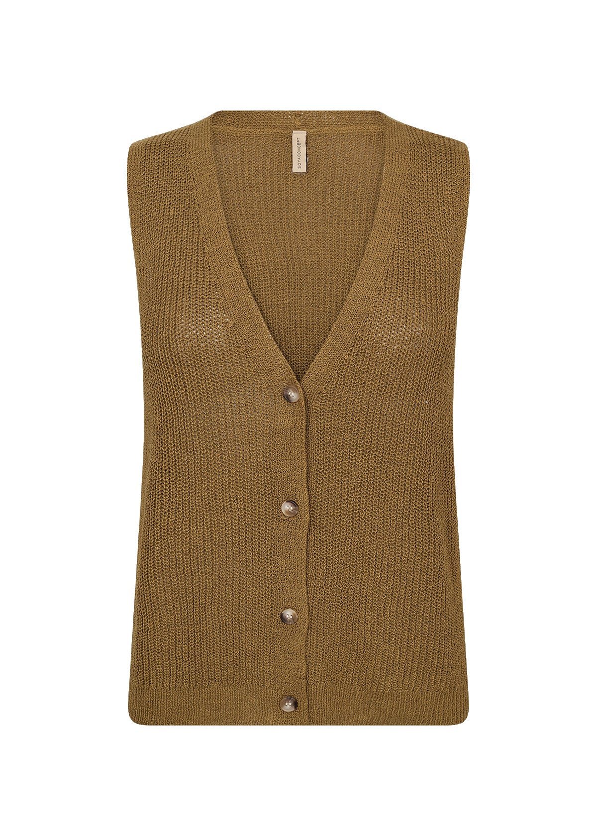 Soyaconcept Felizia Knitted Button Through Vest