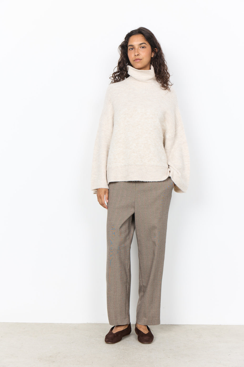 Soyaconcept Venche Textured Roll Neck Jumper