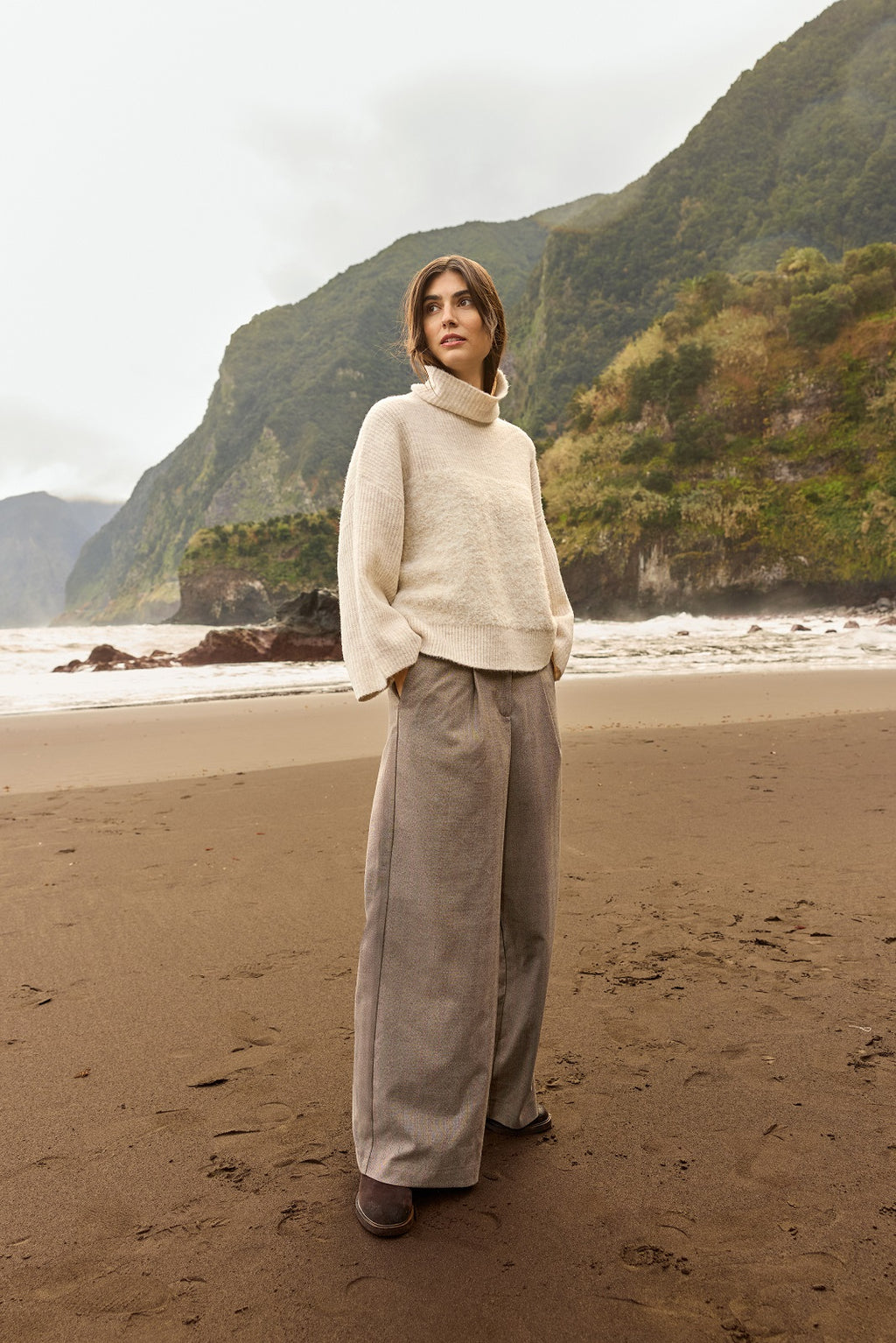 Soyaconcept Venche Textured Roll Neck Jumper