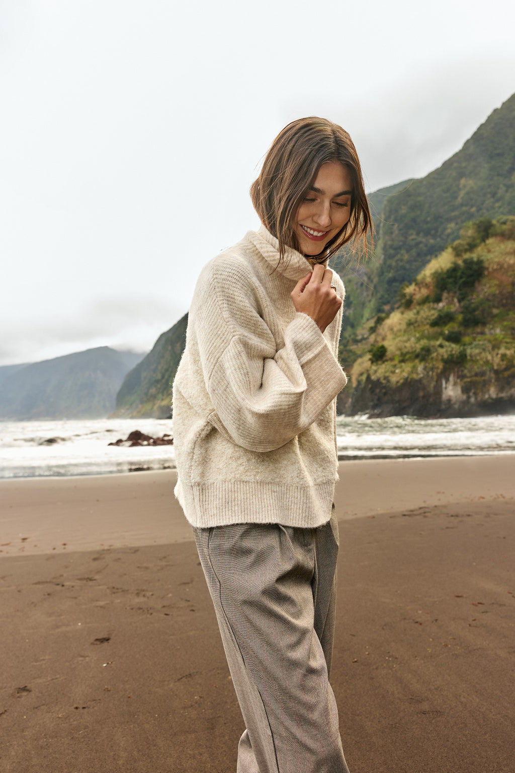 Soyaconcept Venche Textured Roll Neck Jumper