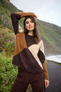 Soyaconcept Hager Chunky Argyle Knit Jumper