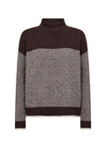 Soyaconcept Nessie Herringbone Panel Knit Jumper
