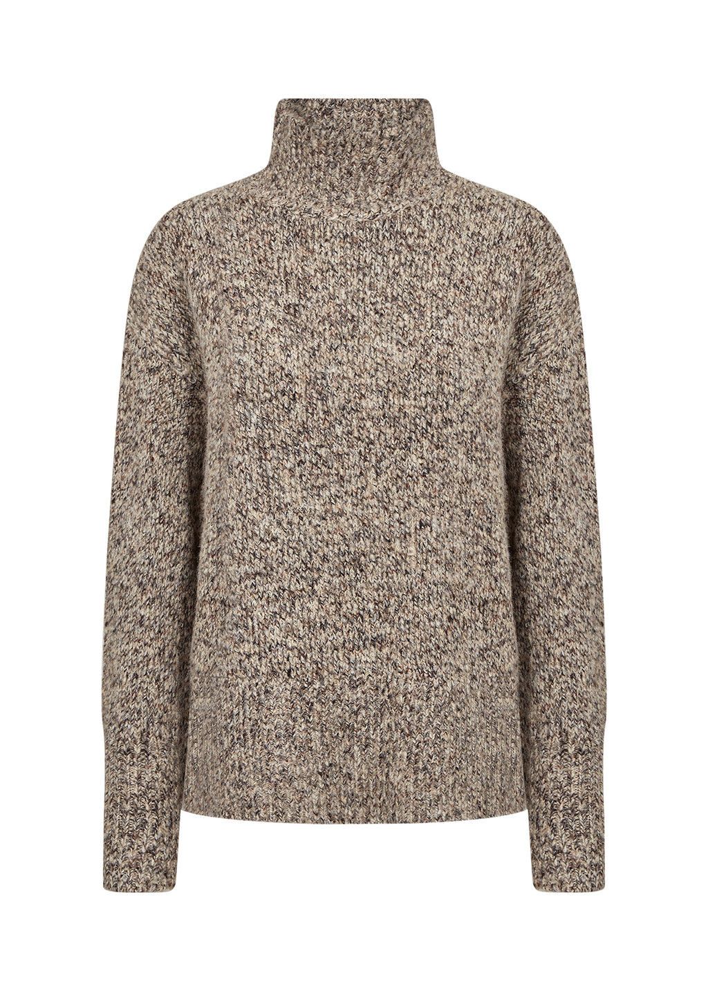 Soyaconcept Halina High Neck Melange Knit Jumper