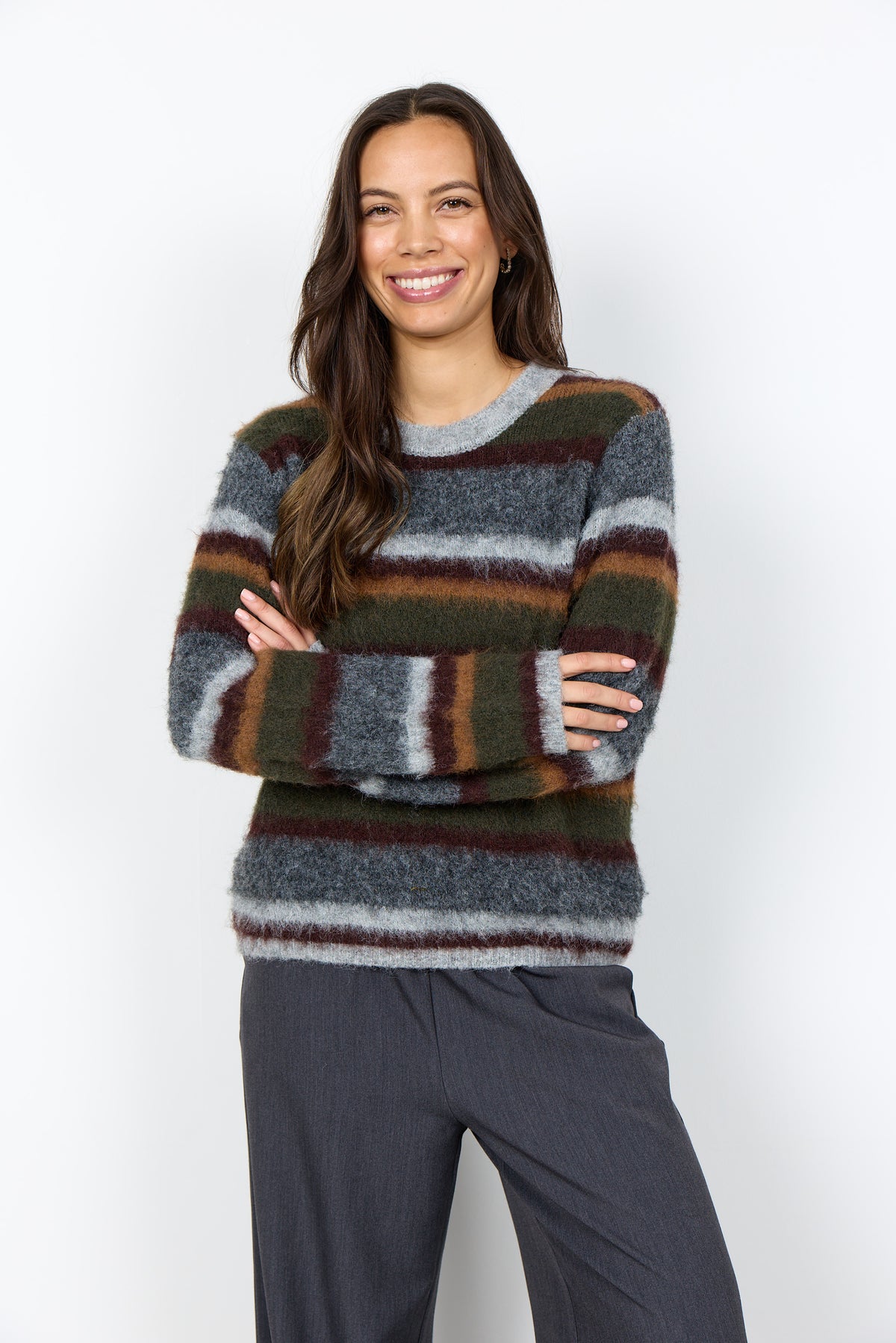 Soyaconcept Hadil Cosy Stripe Knit Jumper