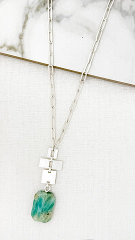 Envy Long Link Chain & Pendant Necklace