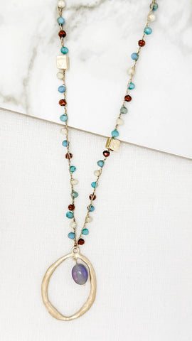 Envy Long Beaded Necklace