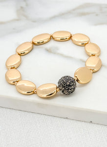 Envy Gold Crystal Ball Bracelet