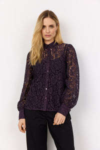 Soyaconcept Lace Shirt - Purple