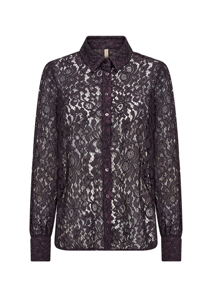 Soyaconcept Lace Shirt - Purple