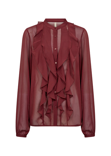 Soyaconcept Naia Ruffle Front Blouse