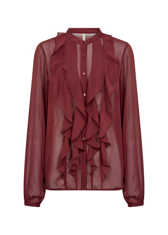 Soyaconcept Naia Ruffle Front Blouse