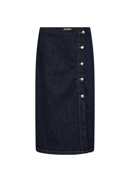 Soyaconcept Kimberly Denim Asymmetric Skirt