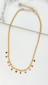 Envy Delicate Crystal Detail Necklace