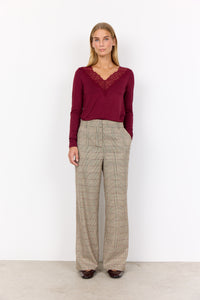 Soyaconcept Venetia Check Trousers