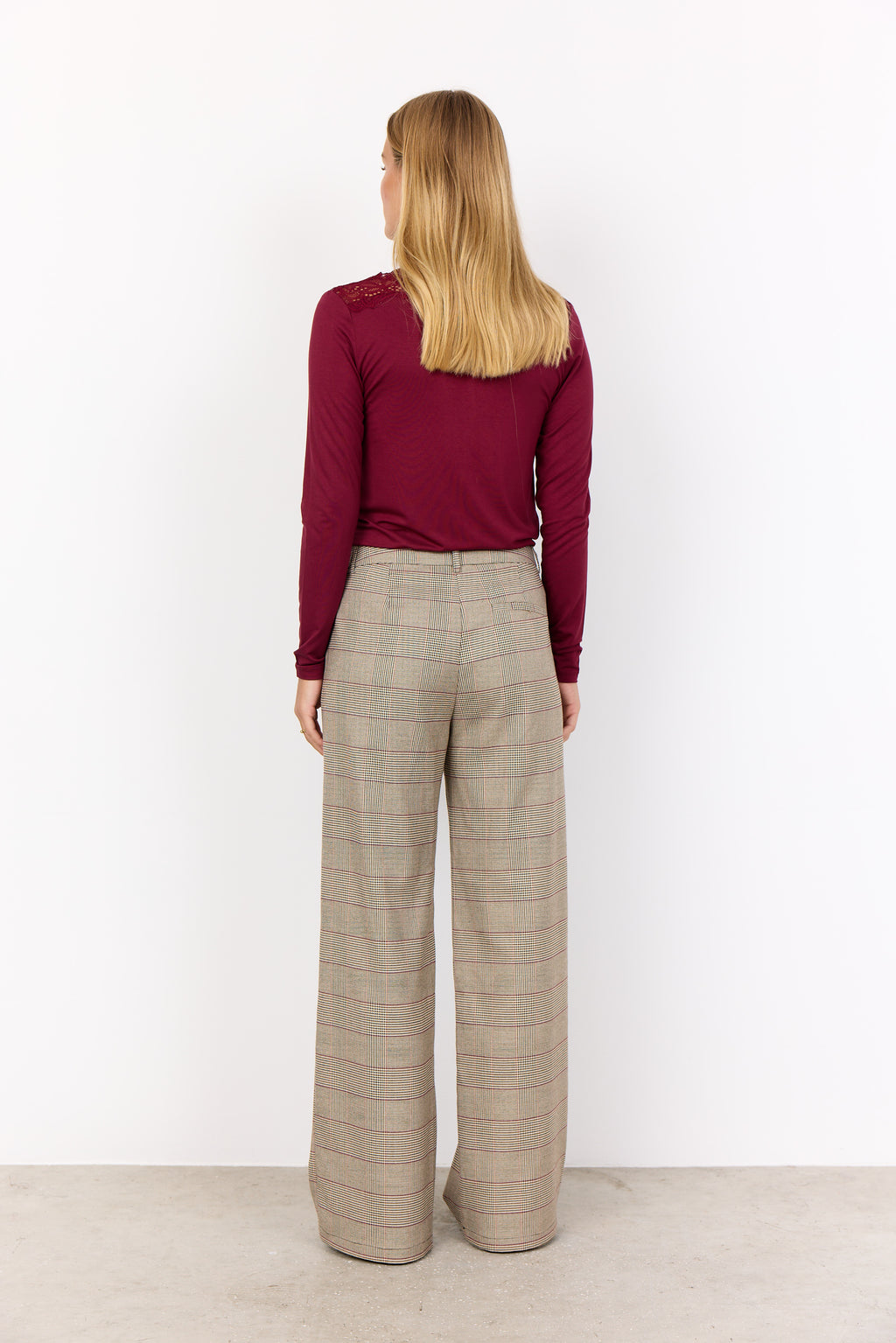 Soyaconcept Venetia Check Trousers