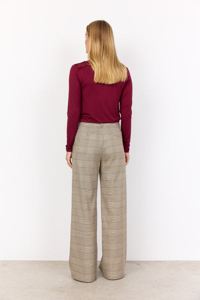 Soyaconcept Venetia Check Trousers