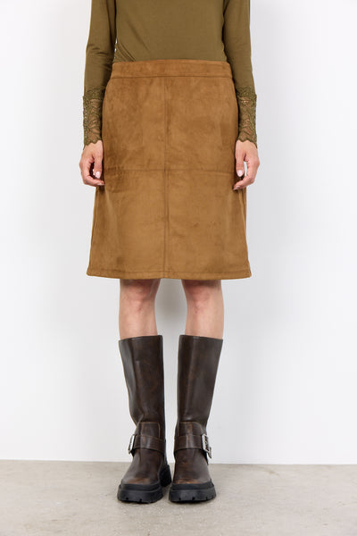 Soyaconcept Vesna Faux Suede Skirt