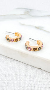 Envy Multicolour Jewel Mini Hoops