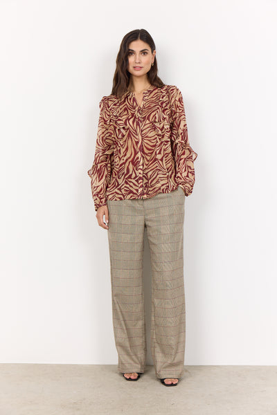 Soyaconcept Valborg Ruffle Print Blouse