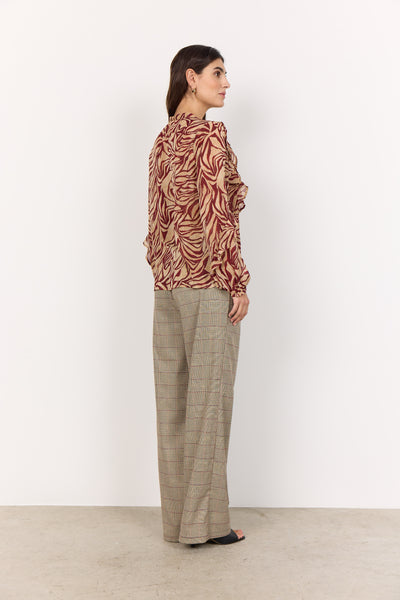 Soyaconcept Valborg Ruffle Print Blouse