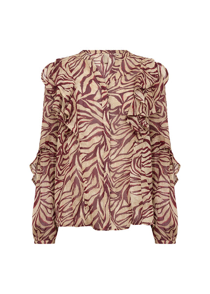 Soyaconcept Valborg Ruffle Print Blouse
