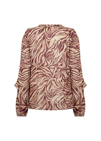 Soyaconcept Valborg Ruffle Print Blouse