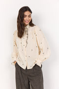 Soyaconcept Viben Floral Ruffle Shirt