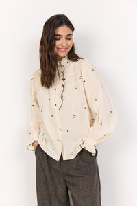 Soyaconcept Viben Floral Ruffle Shirt