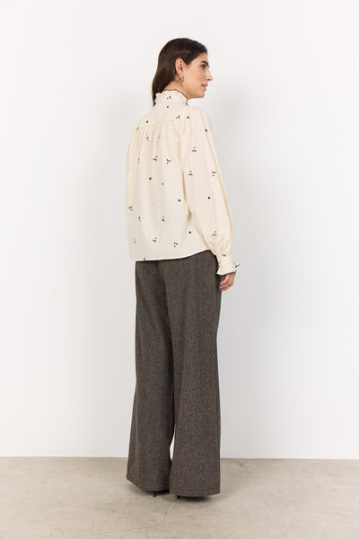Soyaconcept Viben Floral Ruffle Shirt