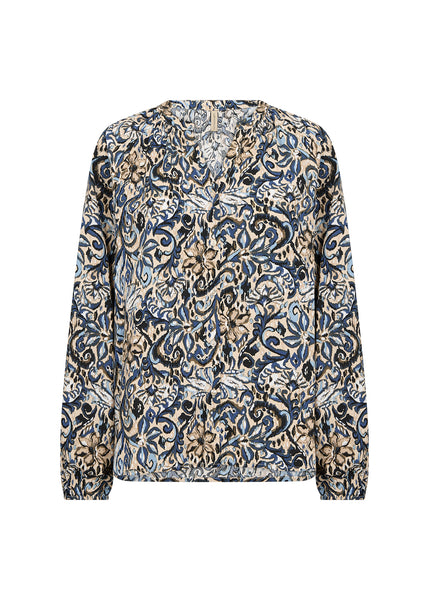 Soyaconcept Vava V-Neck Floral Blouse