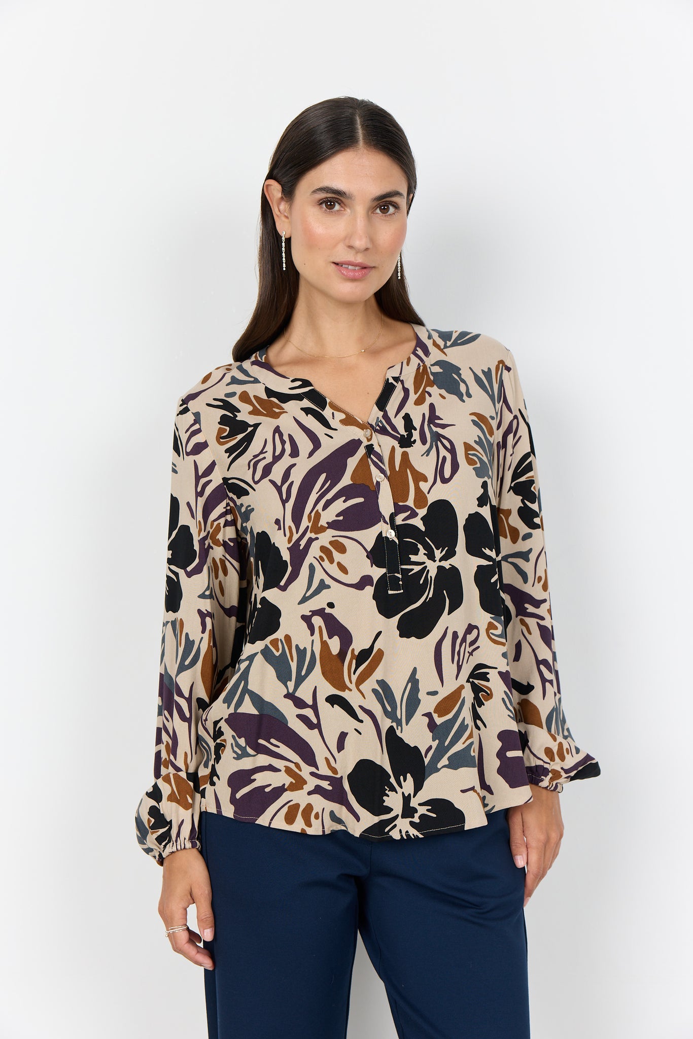 Soyaconcept Annemai Floral Print Blouse