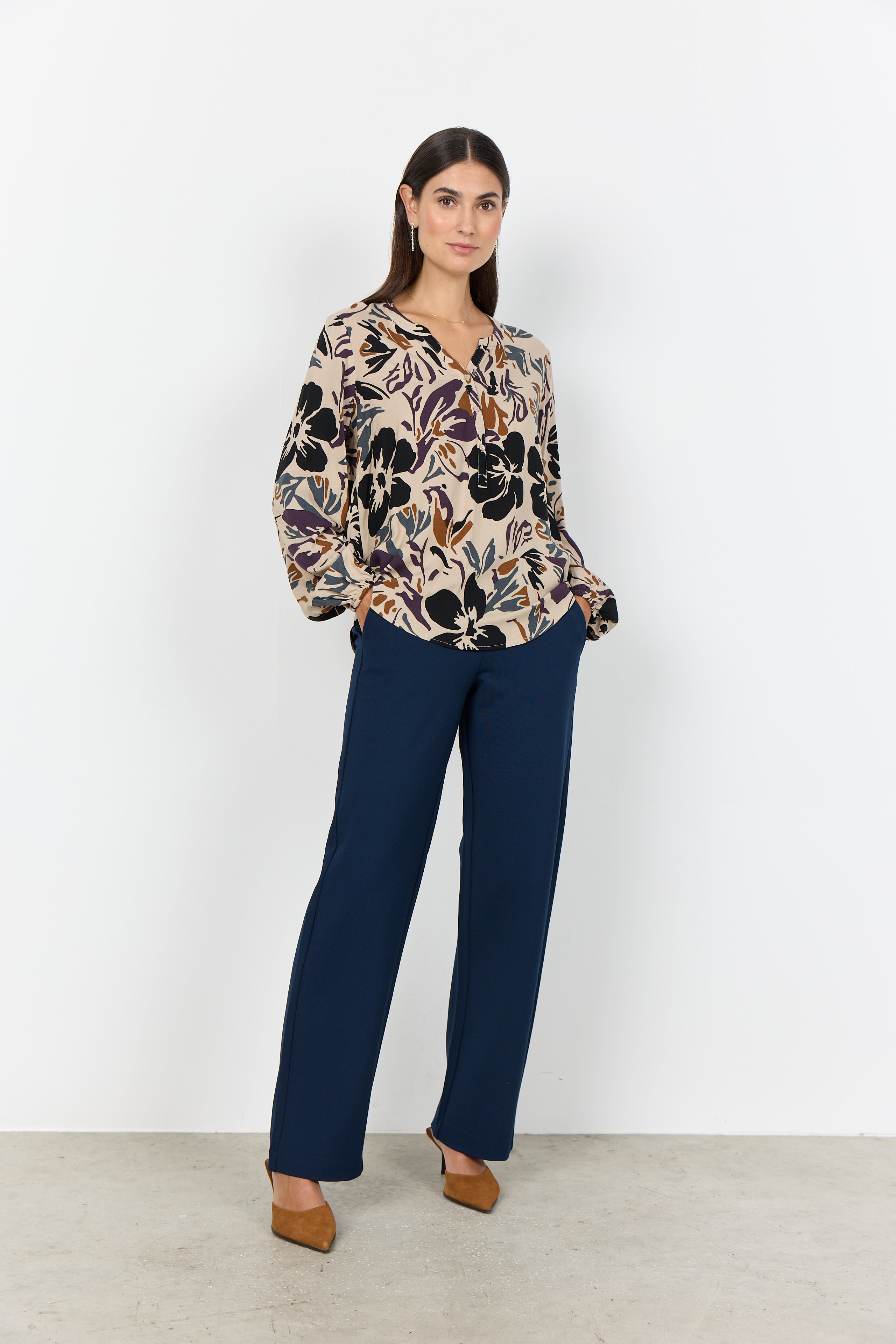 Soyaconcept Annemai Floral Print Blouse