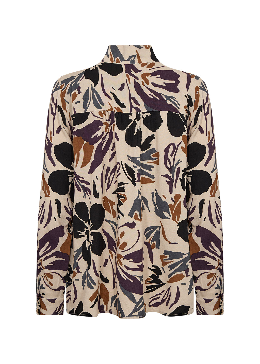 Soyaconcept Annemai Tie Neck Floral Blouse