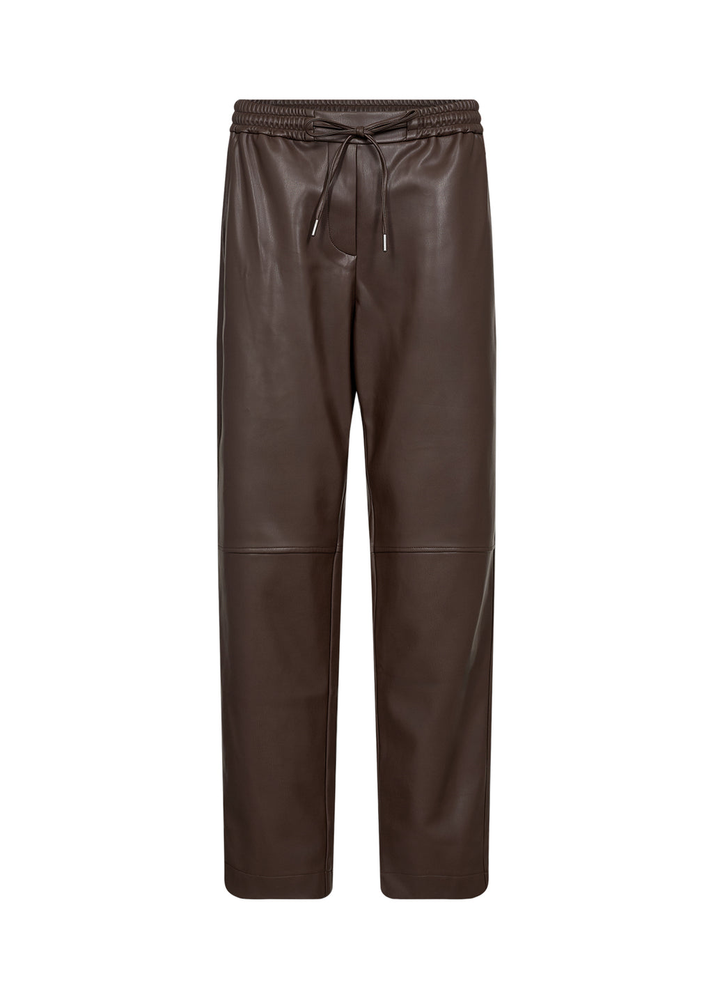Soyaconcept Beckie Faux Leather Drawstring Trousers
