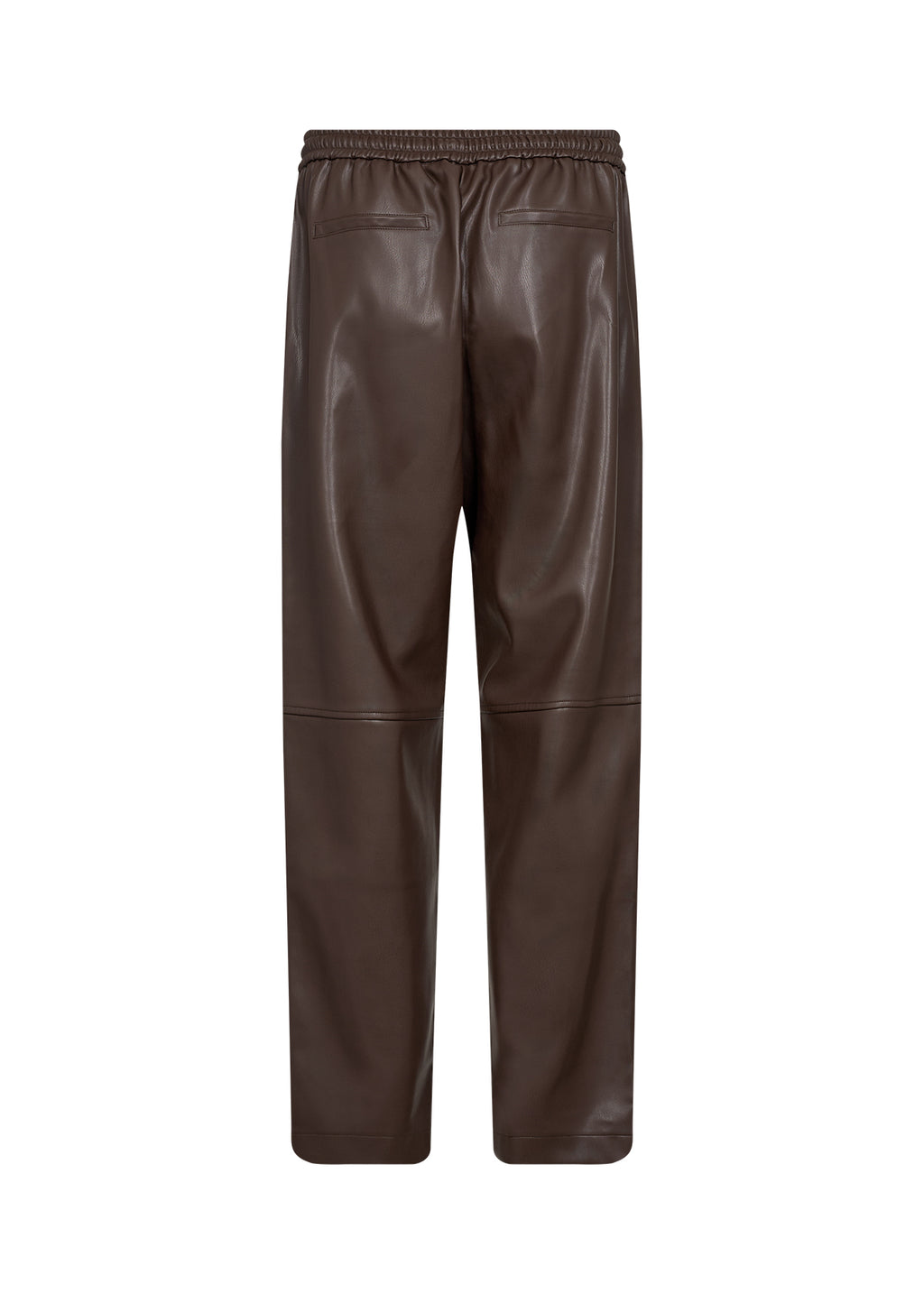 Soyaconcept Beckie Faux Leather Drawstring Trousers