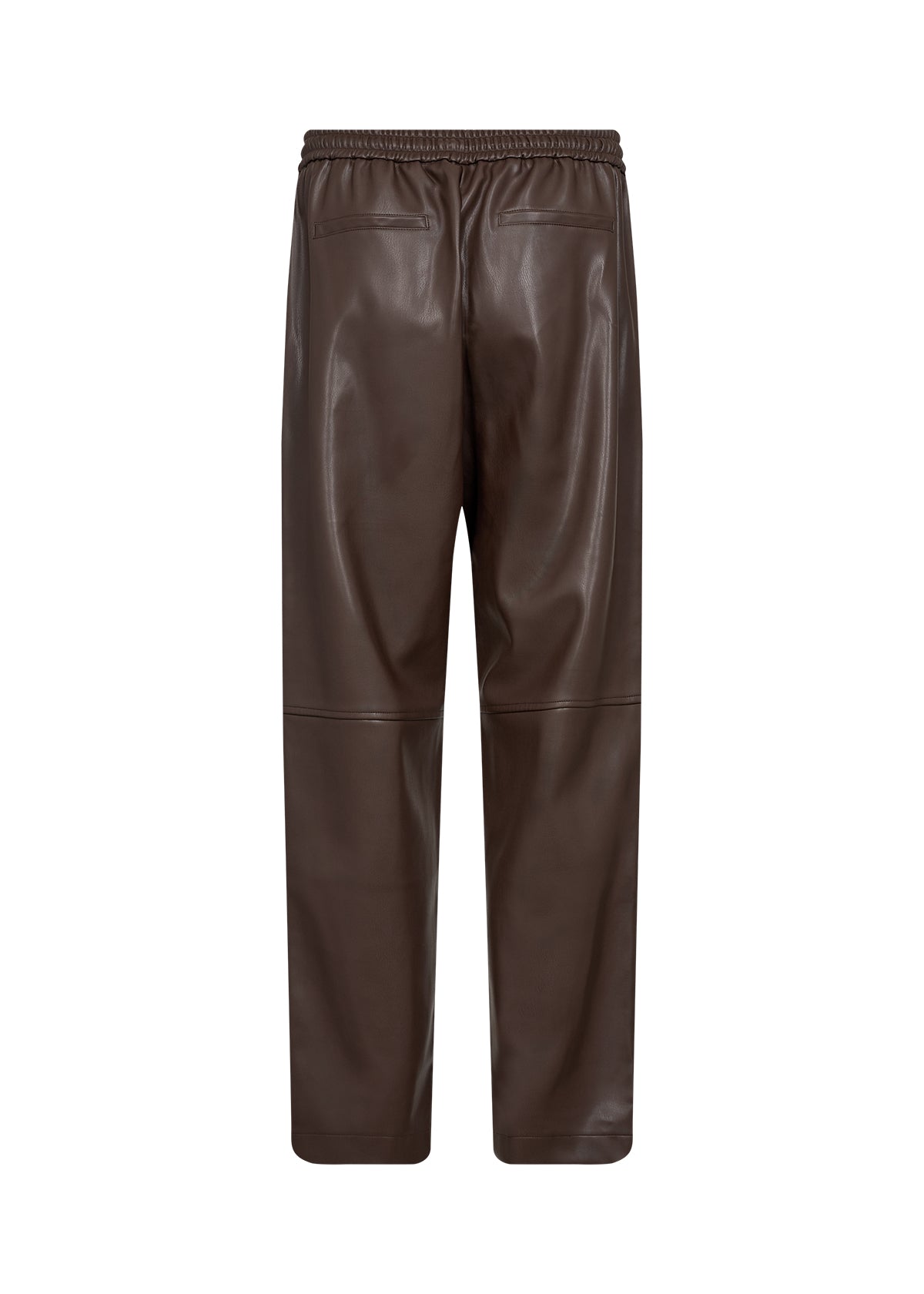 Soyaconcept Beckie Faux Leather Drawstring Trousers