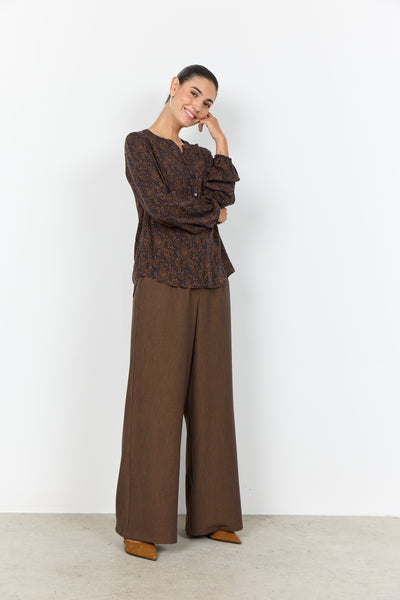 Soyaconcept Aster V-Neck Paisley Top
