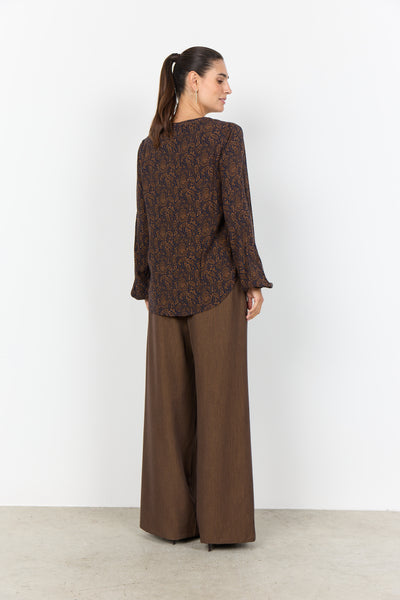 Soyaconcept Aster V-Neck Paisley Top