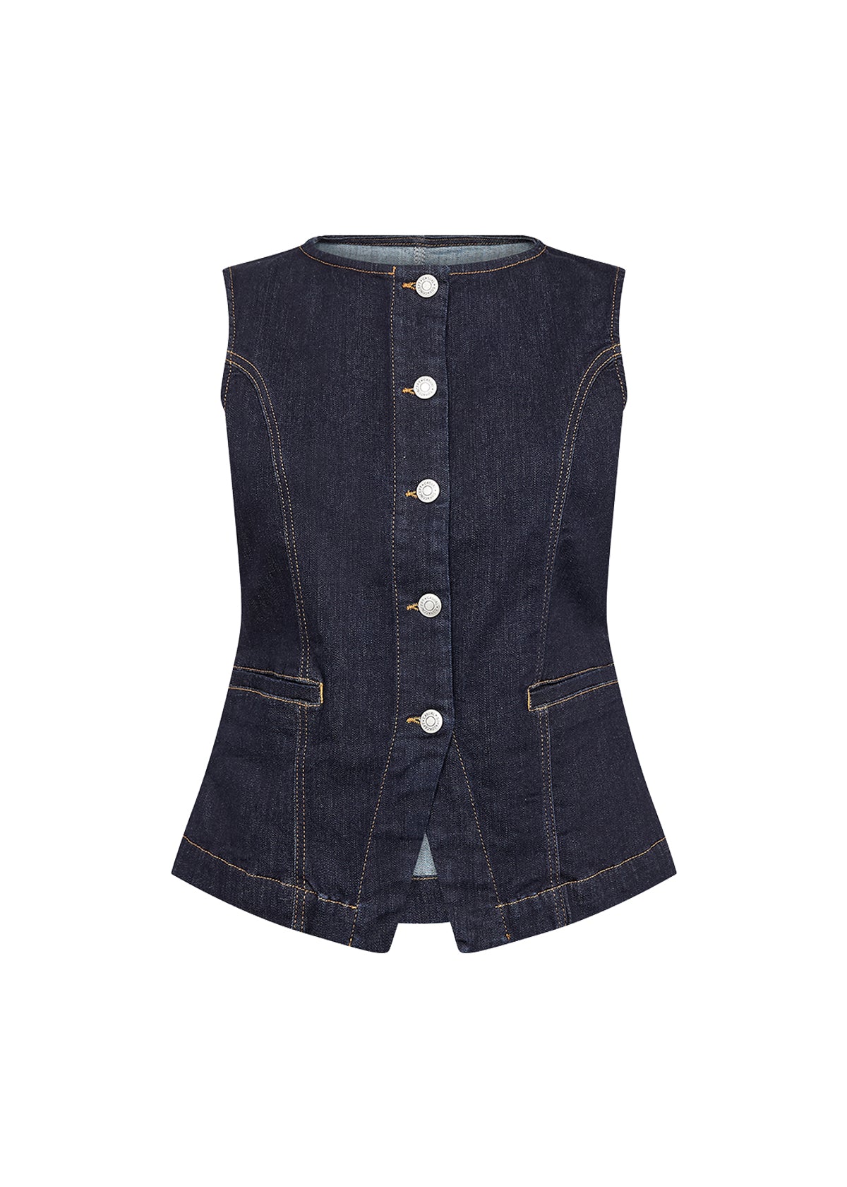 Soyaconcept Kimberly Dark Wash Denim Waistcoat