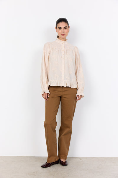 Soyaconcept Barbra Floral Appliqué Blouse