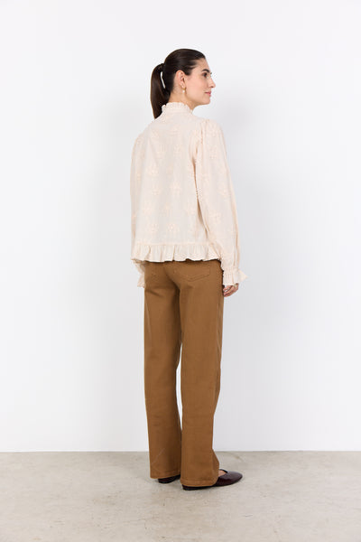 Soyaconcept Barbra Floral Appliqué Blouse