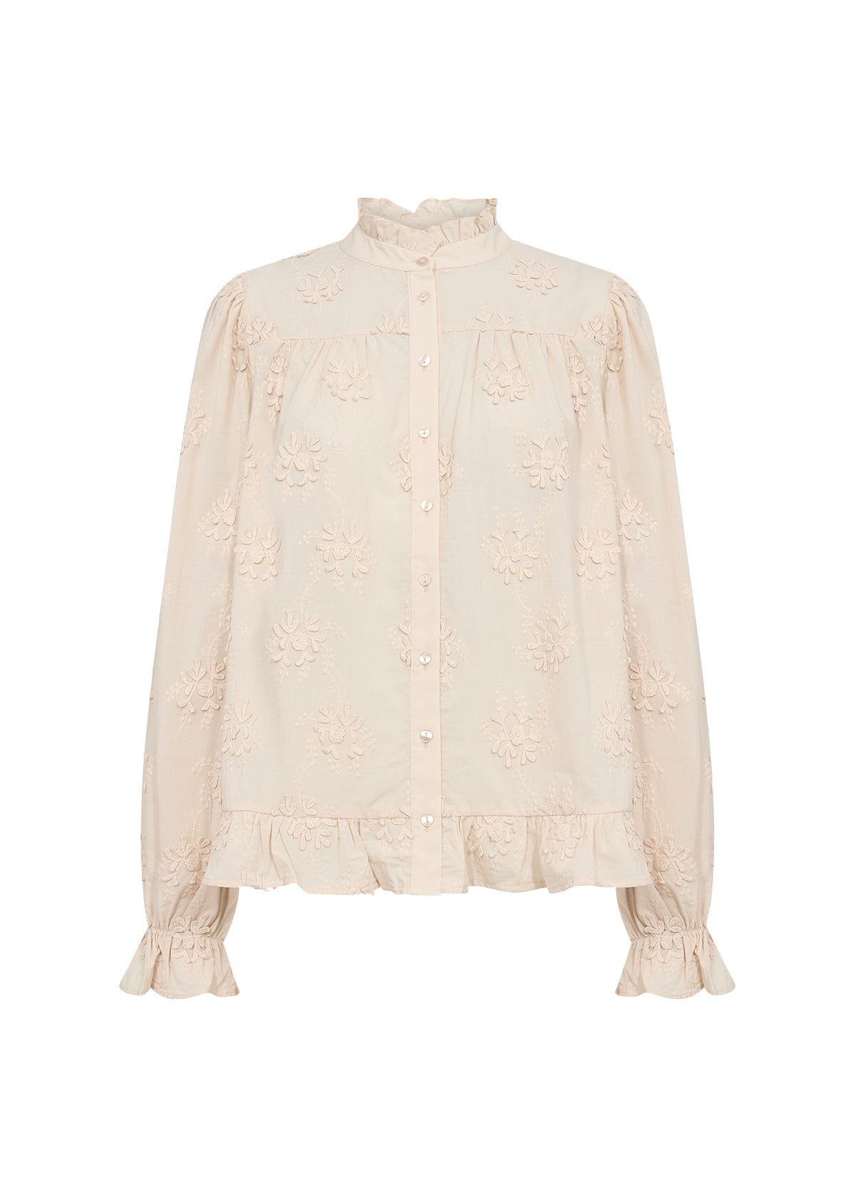 Soyaconcept Barbra Floral Appliqué Blouse
