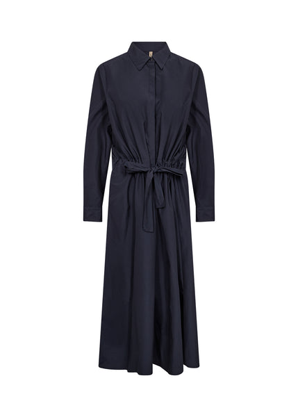 Soyaconcept Netti Long Midi Shirt Dress - Navy