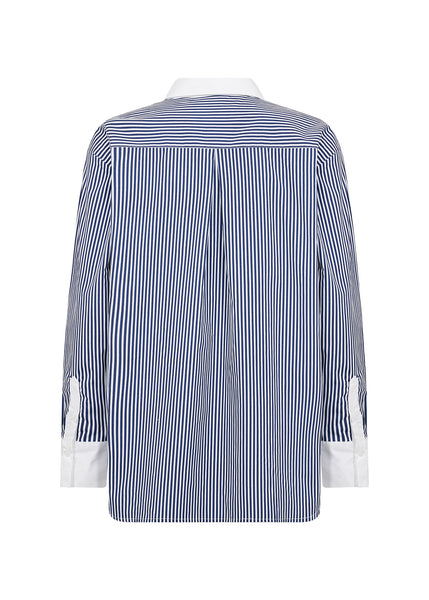 Soyaconcept Belinda Classic Stripe Shirt - Navy