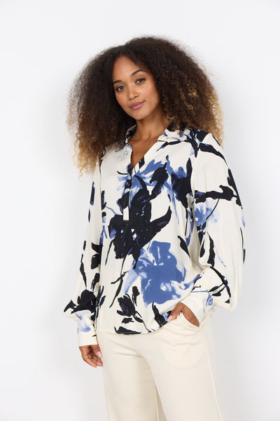 Soyaconcept Bene Bold Floral Print Blouse