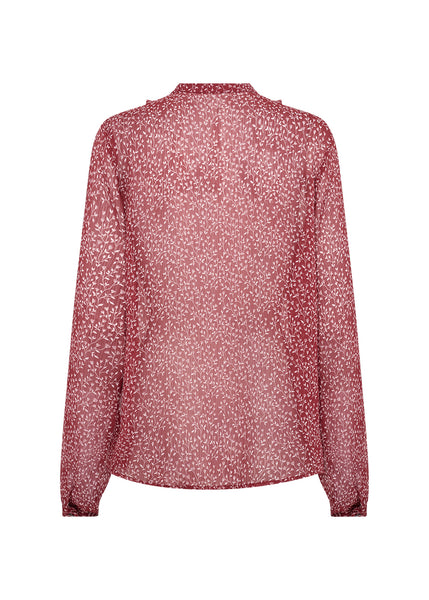 Soyaconcept Bebbi 1 Frill Front Floral Blouse